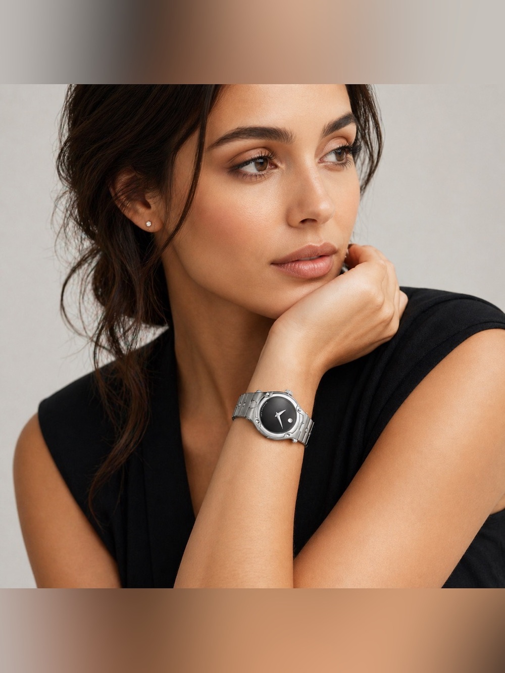 MOVADO Mini Sport Edition Black Museum Dial Women’s Watch